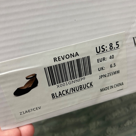 Black Suede Kitten Heels With Adjustable Buckle - Picture 10 of 11